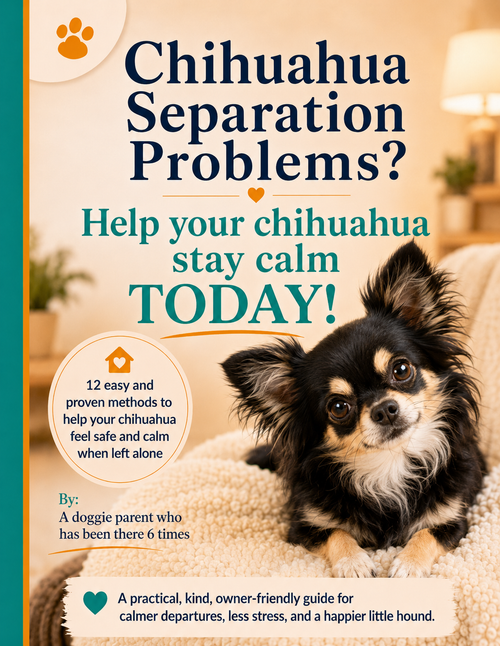 Chihuahua separation anxiety guide PDF — 12 proven methods to help your Chihuahua stay calm alone